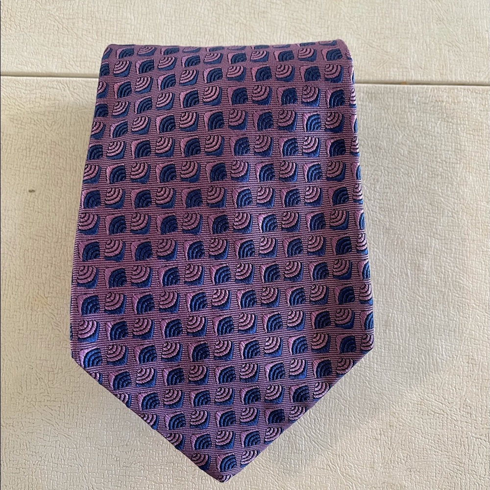 Grant Thomas Purple Tie 100% Silk Made in Italy
